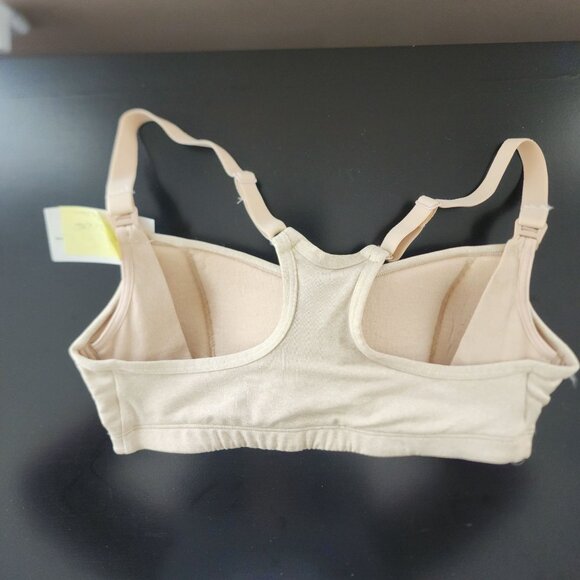 PLAYTEX Nursing Sports Racerback Bra in Nude Heather‎ Style#US3010 Sz.S NWT - Picture 4 of 12